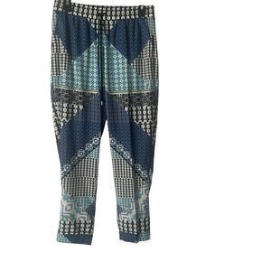 Hale Bob Womens‎ Size Medium Hippie Patchwork Pattern Ankle Pants